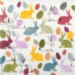 Cocktail Decoupage Napkin - Kerstin Heß: Rabbits & Eggs