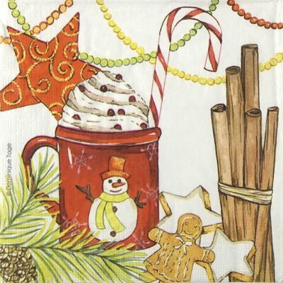 Paper Napkins - Dominique Tage: Winter Punsch (20 pieces)