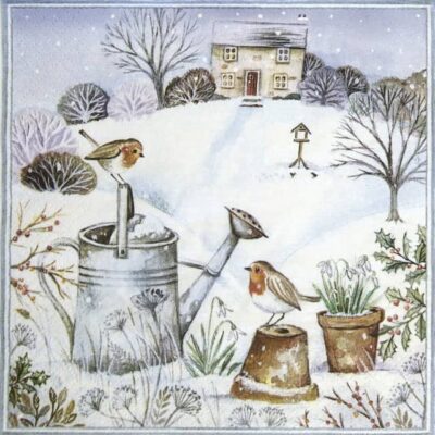 Paper Napkins - Vinterlandskap (20 pieces)