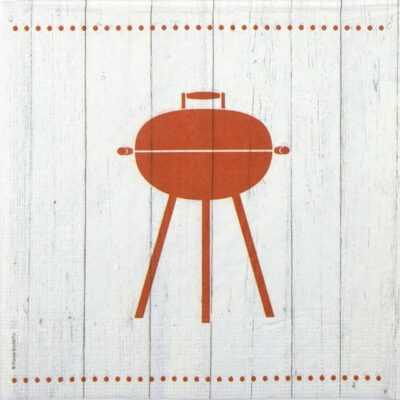 Single Decoupage Napkin - Summer Barbeque