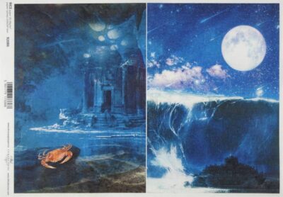 Rice Paper Decoupage A/3 - Underwater World - R0926L