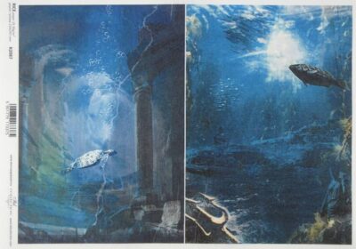 Rice Paper Decoupage A/3 - Underwater World - R0927L