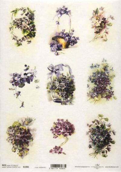 Rice Paper - Spring Flower Collection - R1981