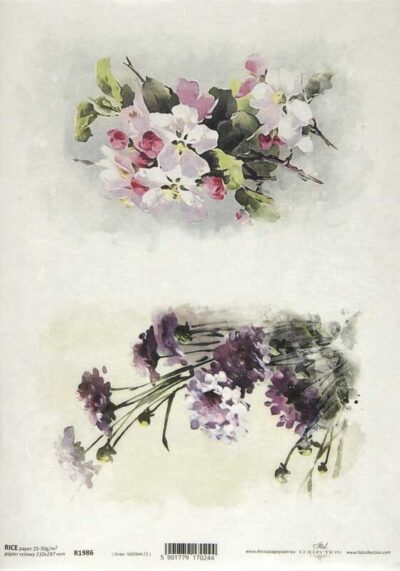 Rice Paper - Spring Flower Collection - R1986