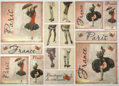Rice Paper - Paris Fashion 32x45cm