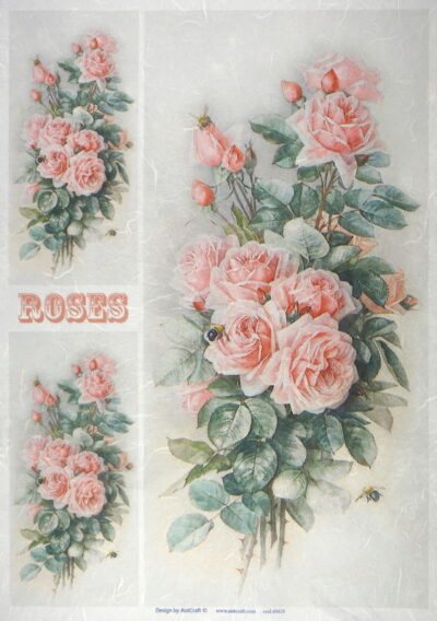 Rice Paper - Roses 32x45cm