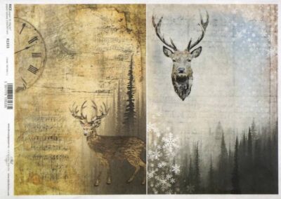 Rice Paper - Deer Background