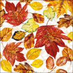 Autumn Leaves Decoupage Napkin