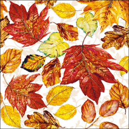 Autumn Leaves Decoupage Napkin