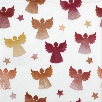 Angel Silhouettes Decoupage Napkin