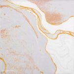 Marble White Lunch Decoupage Napkin (Single)